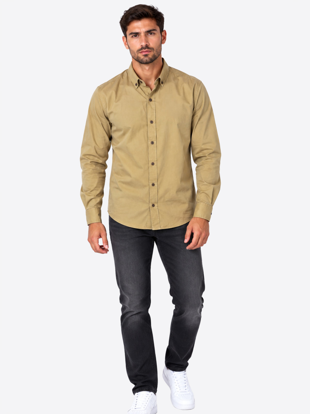 Camicia INDICODE da Uomo - beige INTAWEL694 BEIGE