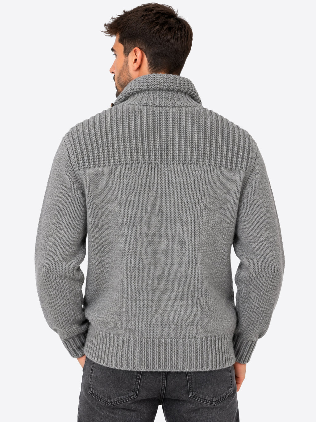 Cardigan INDICODE da Uomo - grigio INTHORNSTONE914 GRIGIOMELANGE