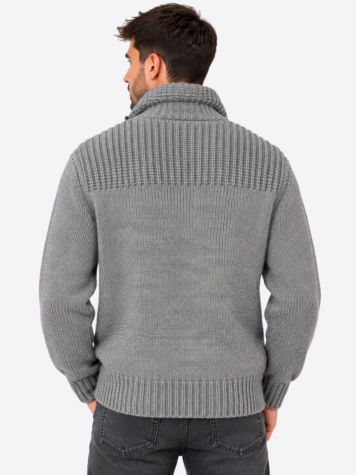 Cardigan INDICODE da Uomo - grigio INTHORNSTONE914 GRIGIOMELANGE
