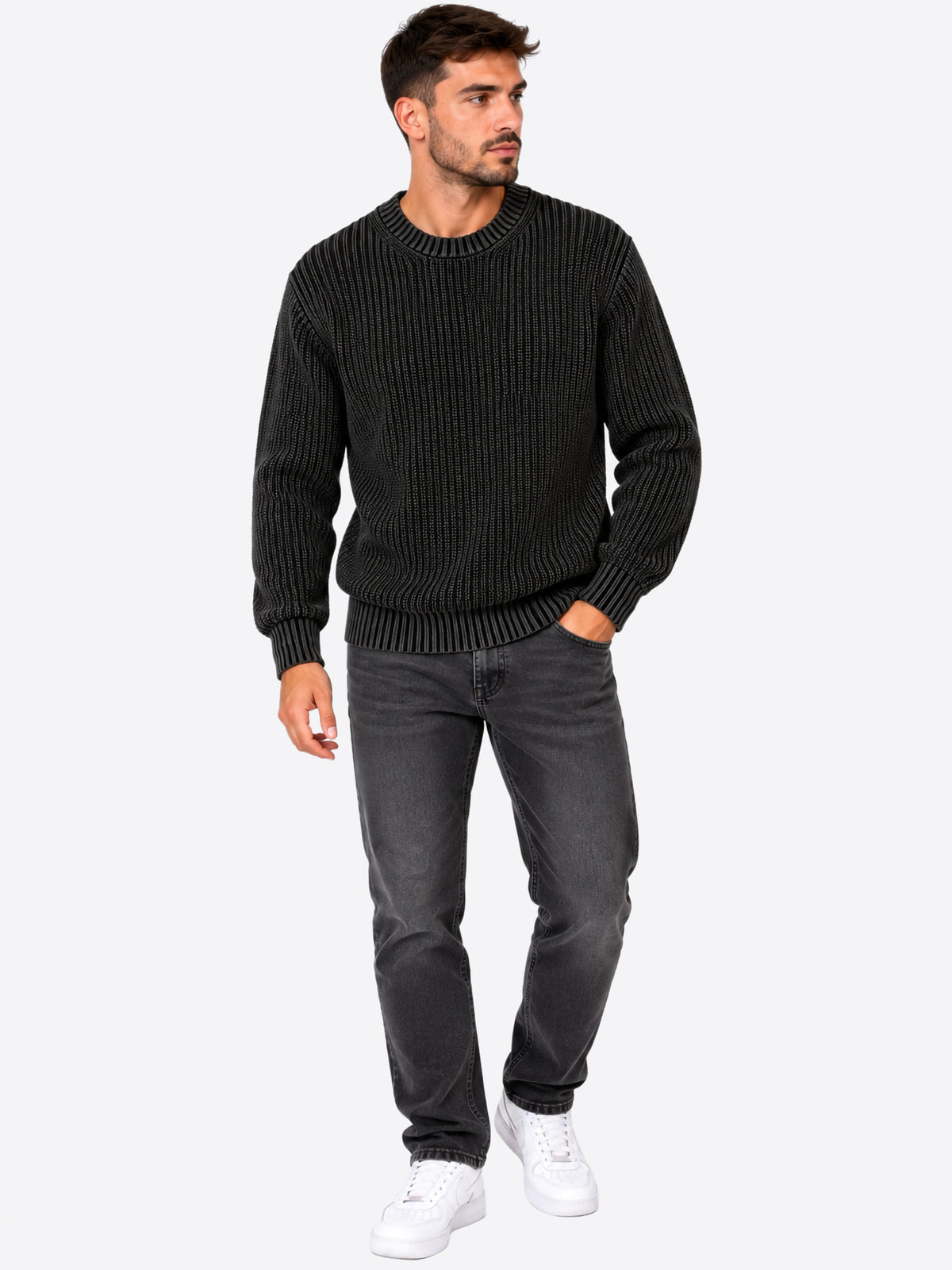 Maglione INDICODE da Uomo - nero INTORPEDO978 NERO