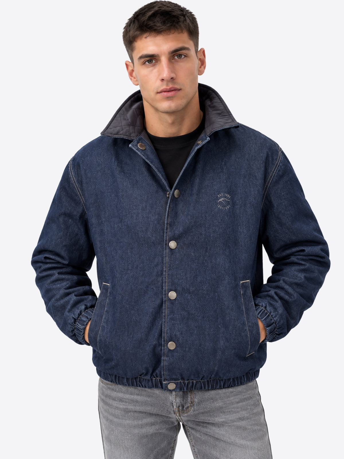 Giaccone reversibile INDICODE da Uomo - INVALHOLT469 BLU