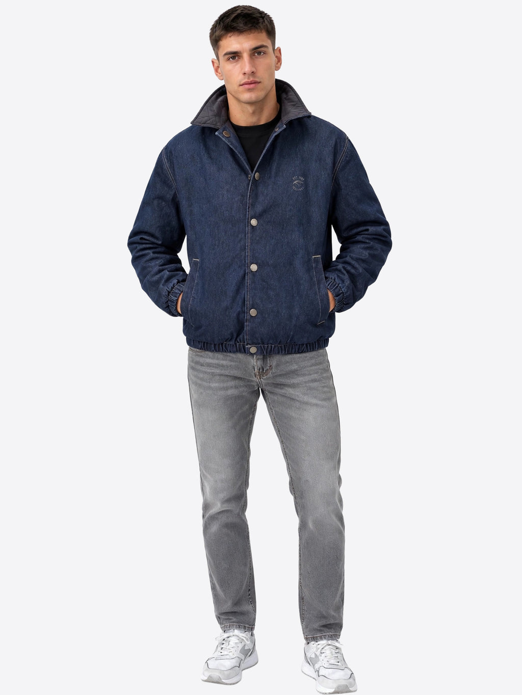 Giaccone reversibile INDICODE da Uomo - INVALHOLT469 BLU