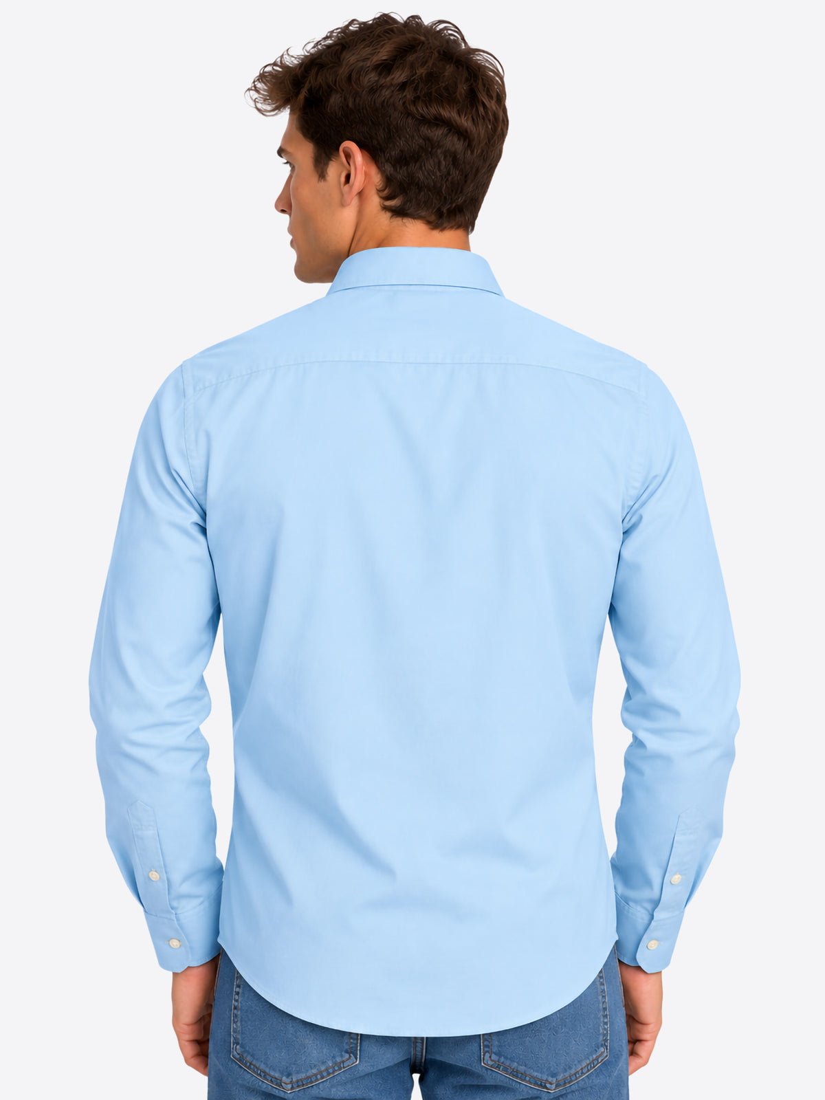 Camicia LA MARTINA da Uomo - blu CCMC0207003 CELESTE