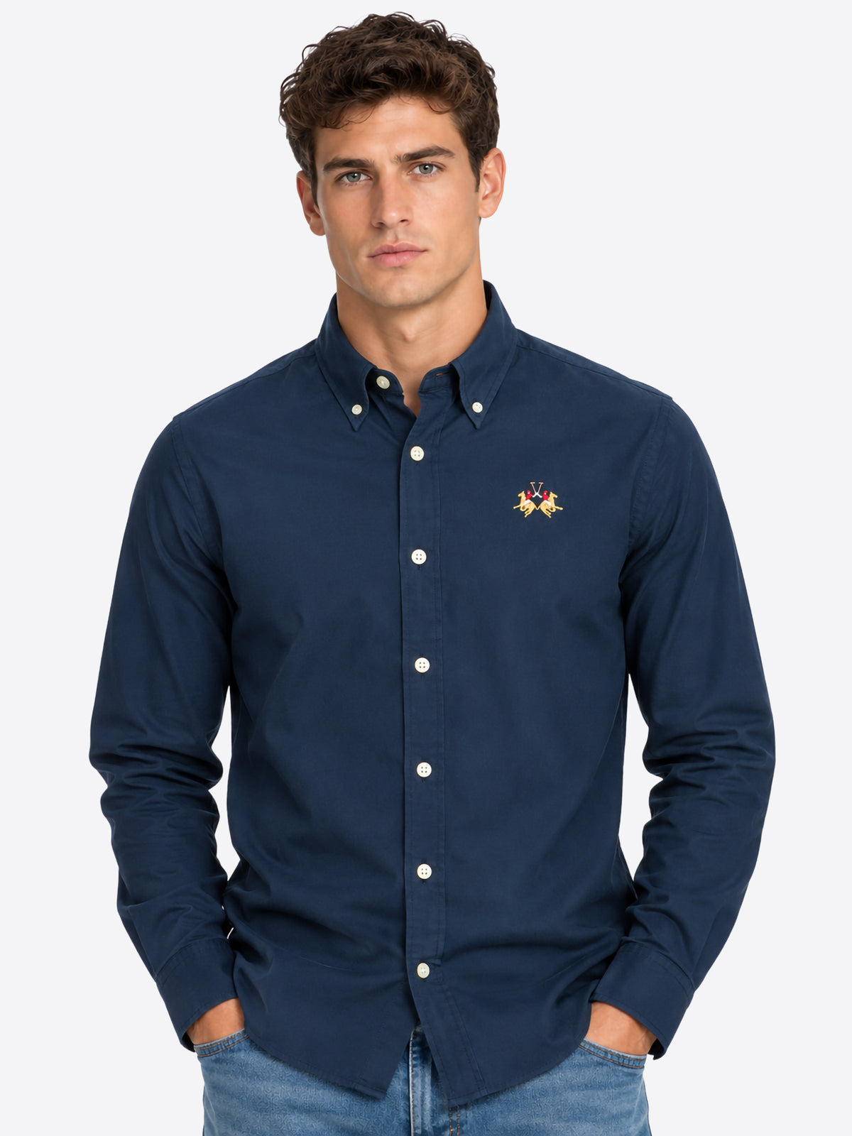 Camicia LA MARTINA da Uomo - blu CCMC0207017 BLU