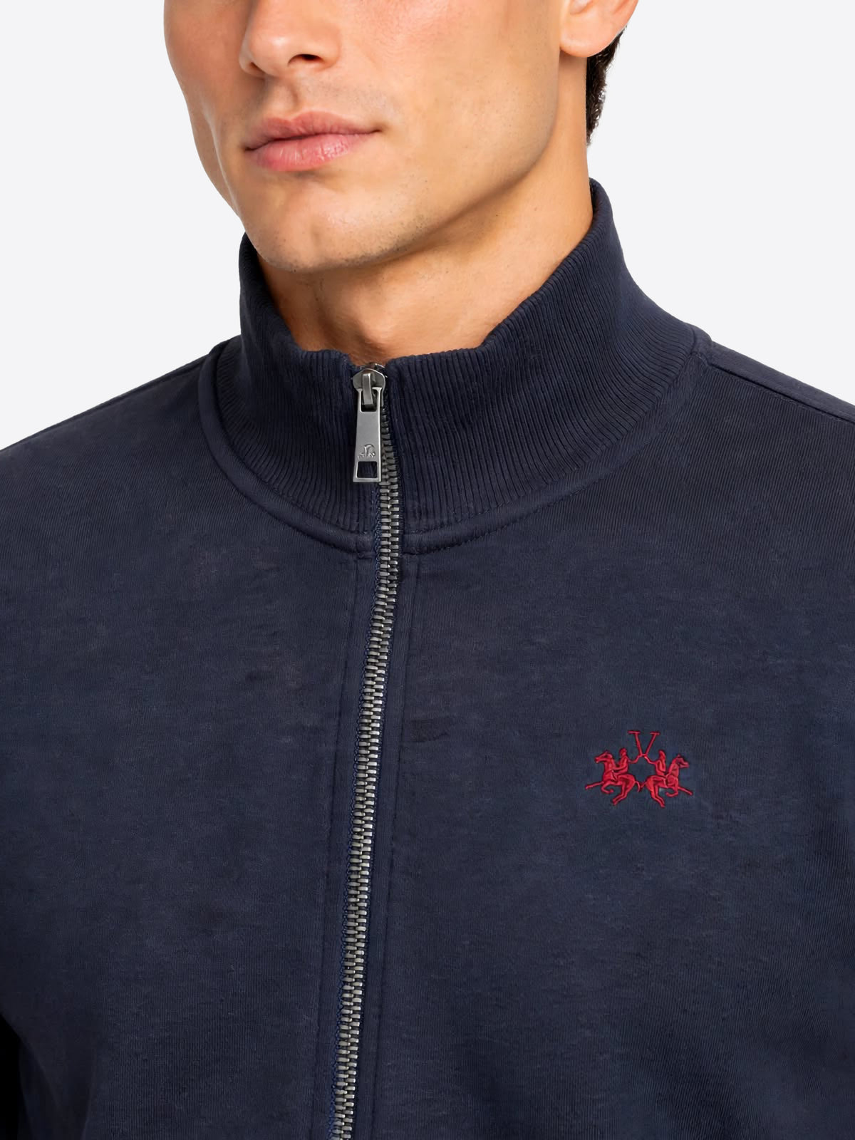 Felpa Full Zip LA MARTINA da Uomo - blu MDF00407207 BLU