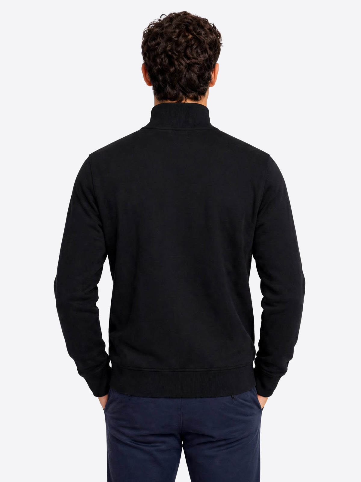 Felpa Full Zip LA MARTINA da Uomo - nero MDF00409999 NERO