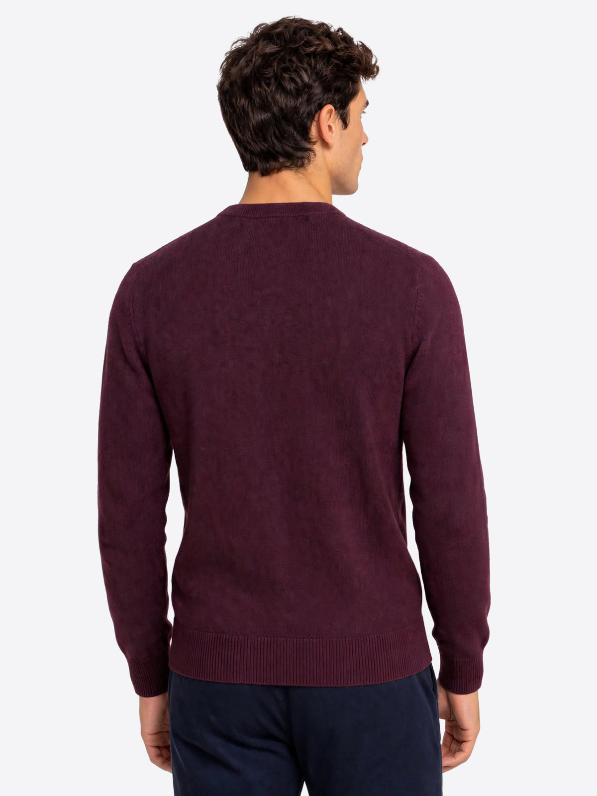 Maglione girocollo LA MARTINA da Uomo - rosso MDS00206046 BORDEAU