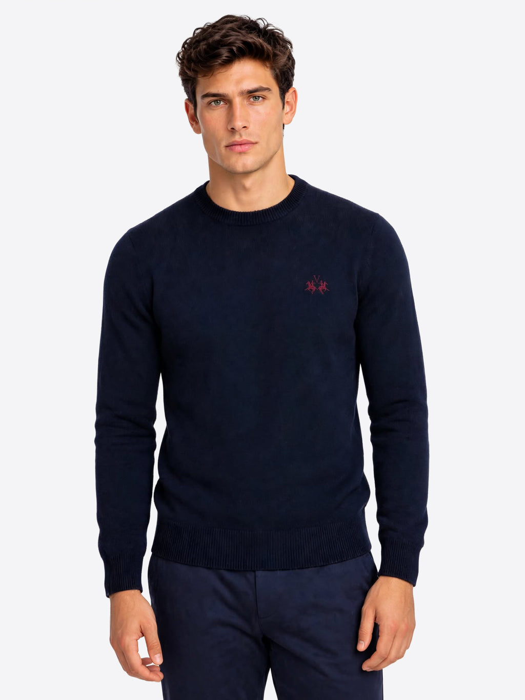 Maglione girocollo LA MARTINA da Uomo - blu MDS00207017 BLU