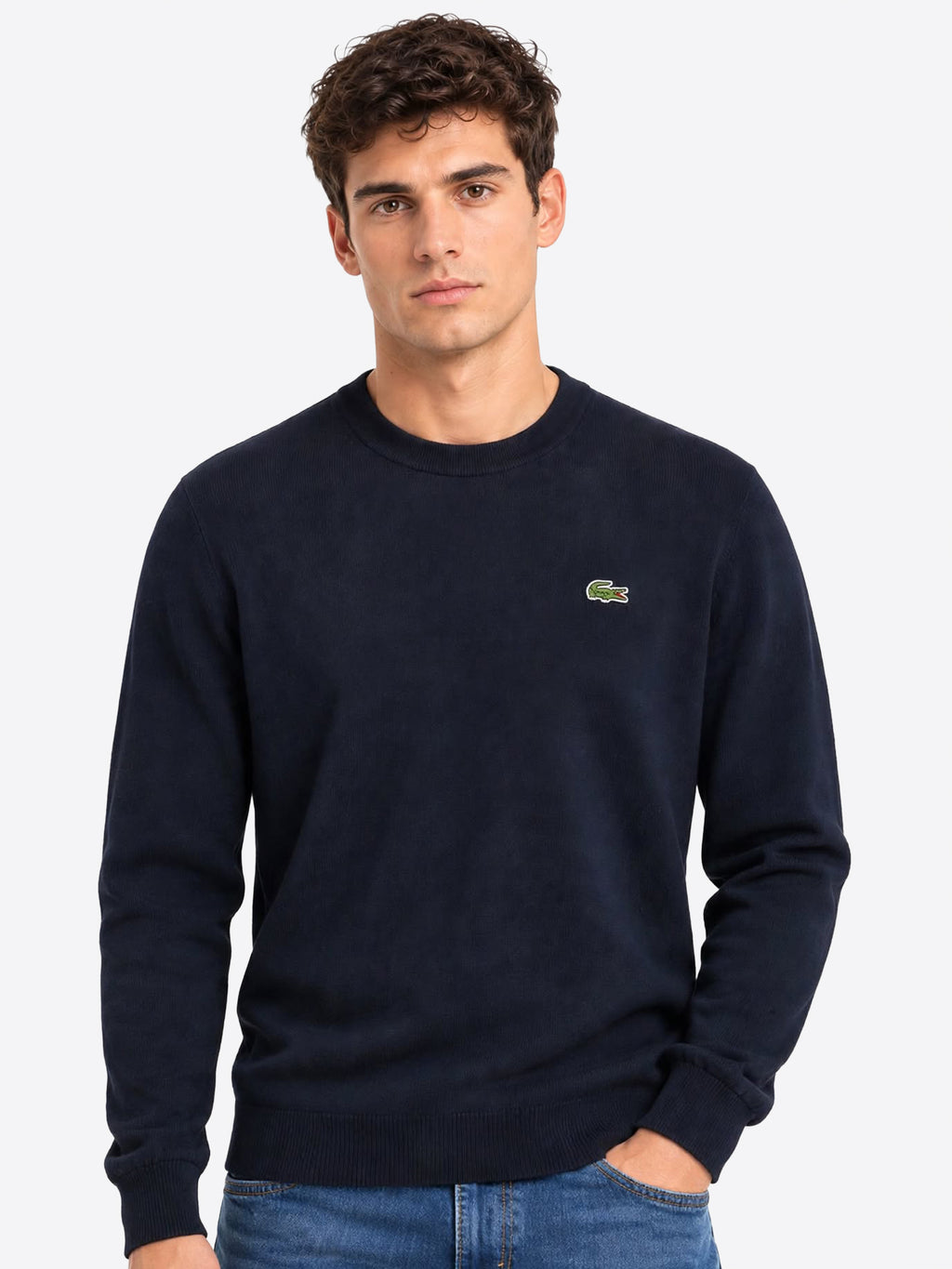 Maglione LACOSTE da Uomo - blu AH1028166 BLU