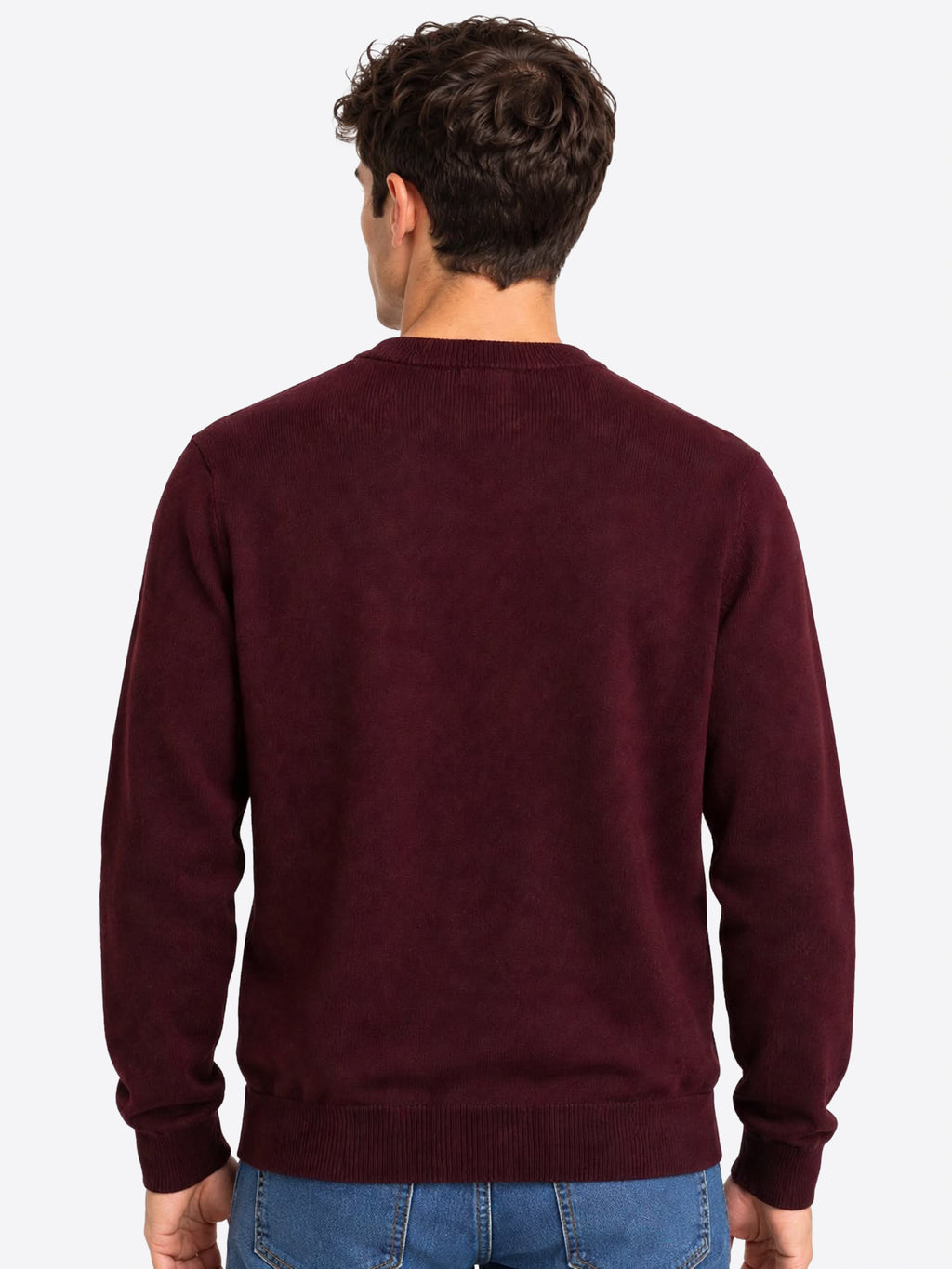 Maglione LACOSTE da Uomo - rosso AH10283KE BORDEAU