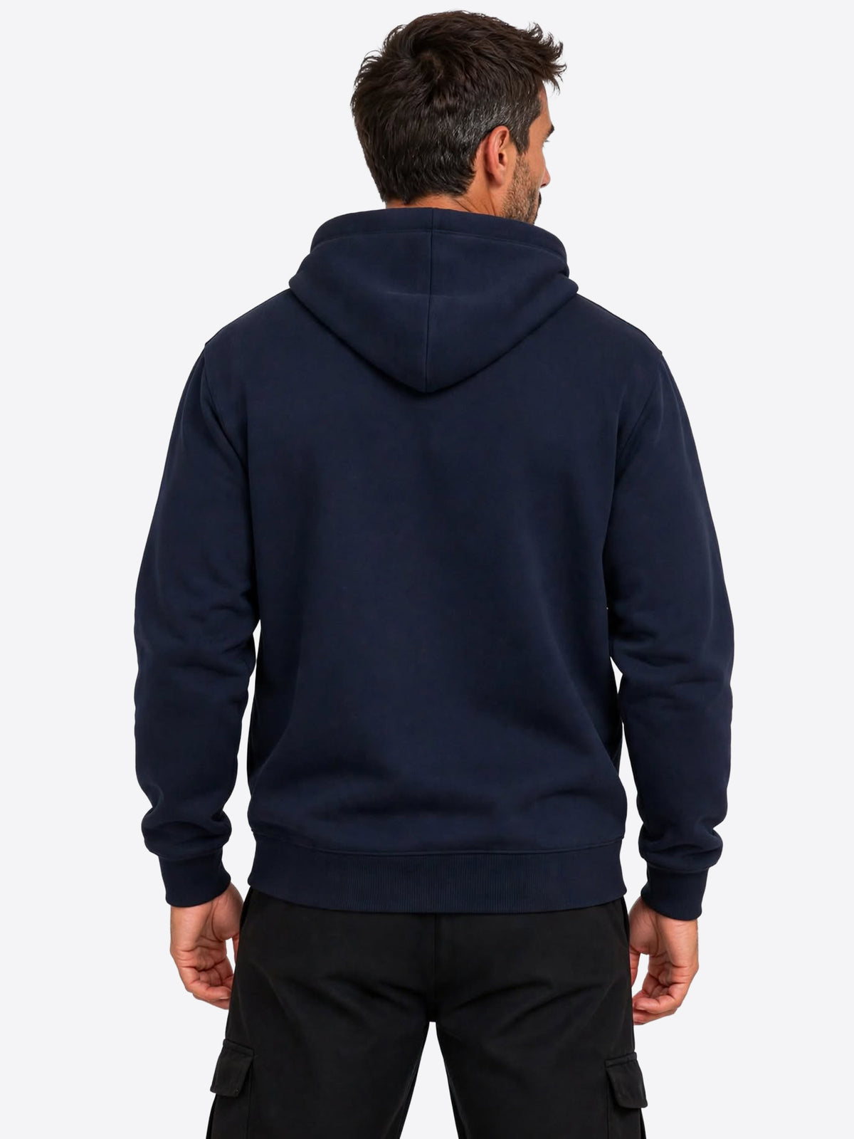 Felpa full zip cappuccio LACOSTE da Uomo - blu SH8864166 BLU