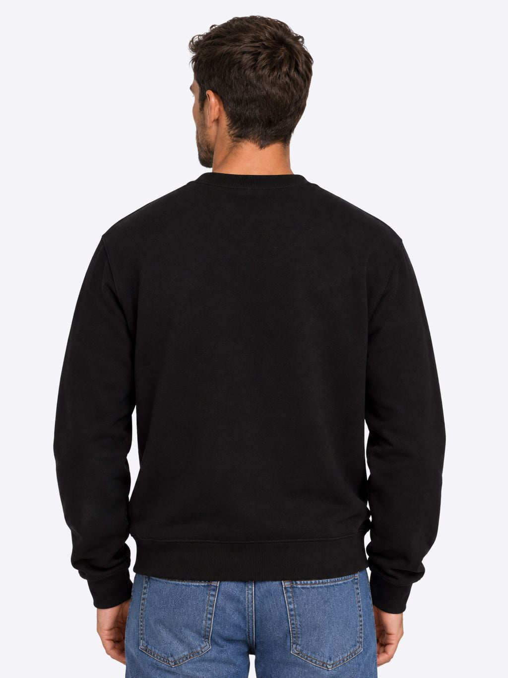 Felpa giro LACOSTE da Uomo - nero SH8868031 NERO