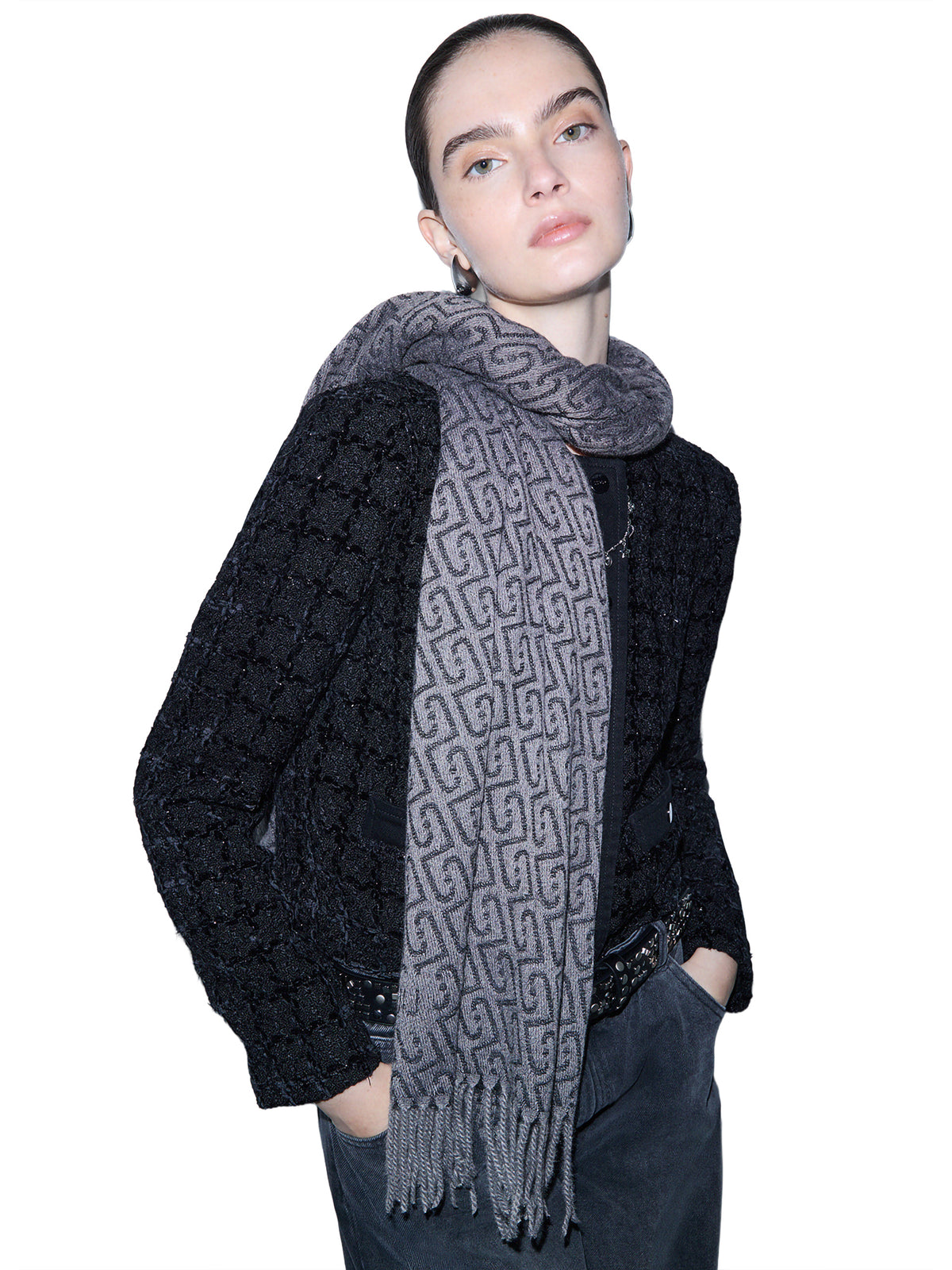 Sciarpa LIU JO da Donna - 2F602803215 NEROGRIGIO