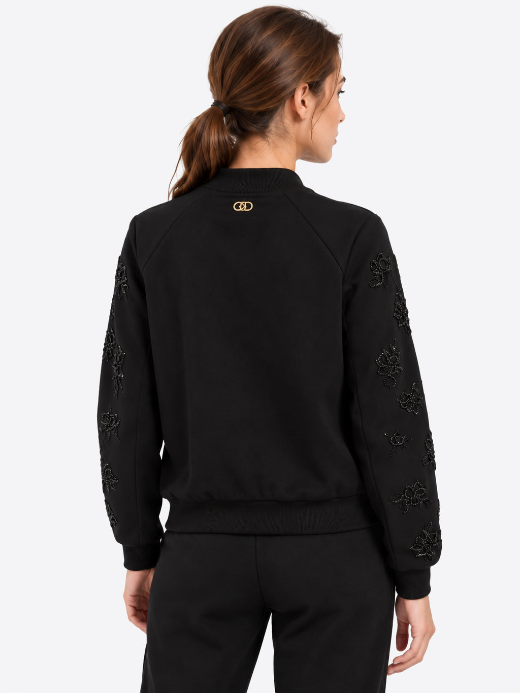Felpa Full Zip LIU JO da Donna - nero TF6133L9575 NERO