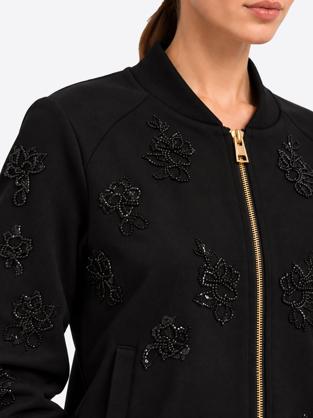 Felpa Full Zip LIU JO da Donna - nero TF6133L9575 NERO