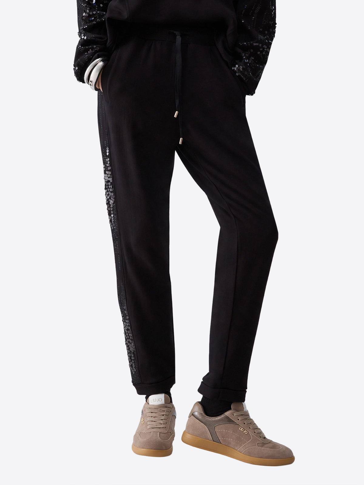 Pantalone Tuta LIU JO da Donna - nero TF614322222 NERO