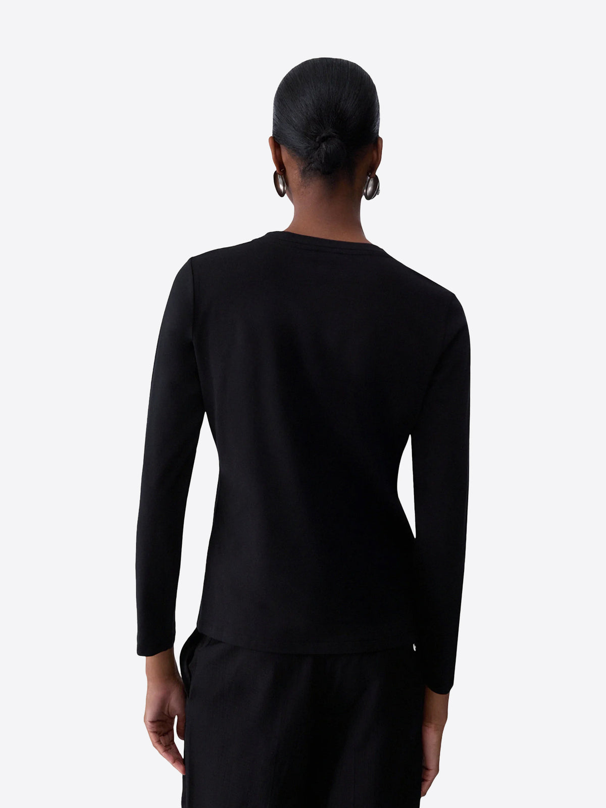 Long-shirt LIU JO da Donna - nero TF6245L9499 NERO