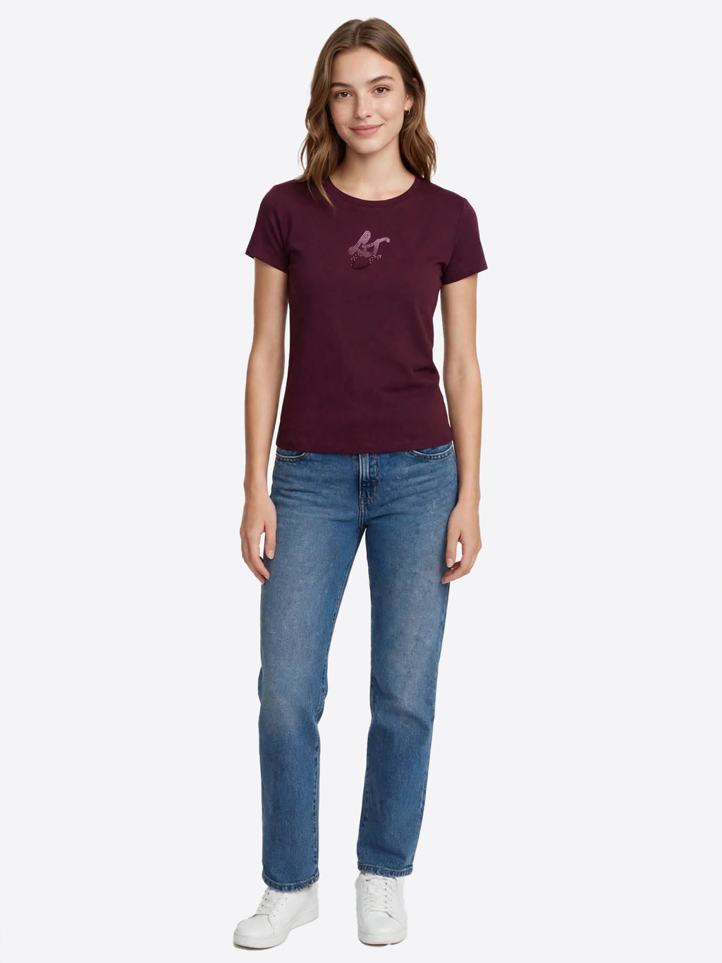 T-shirt LIU JO da Donna - rosso TF6251LJL9624 BORDEAU