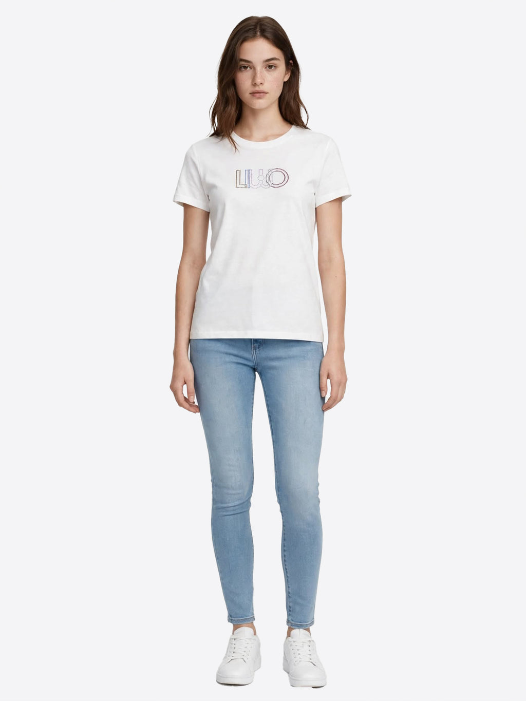 T-shirt LIU JO da Donna - bianco TF6251Q9808 BIANCO