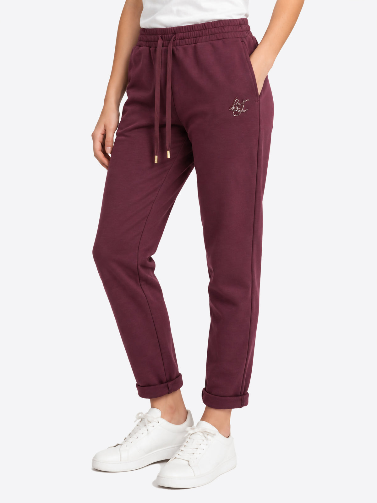 Pantalone Tuta LIU JO da Donna - rosso TF628491718 BORDEAU