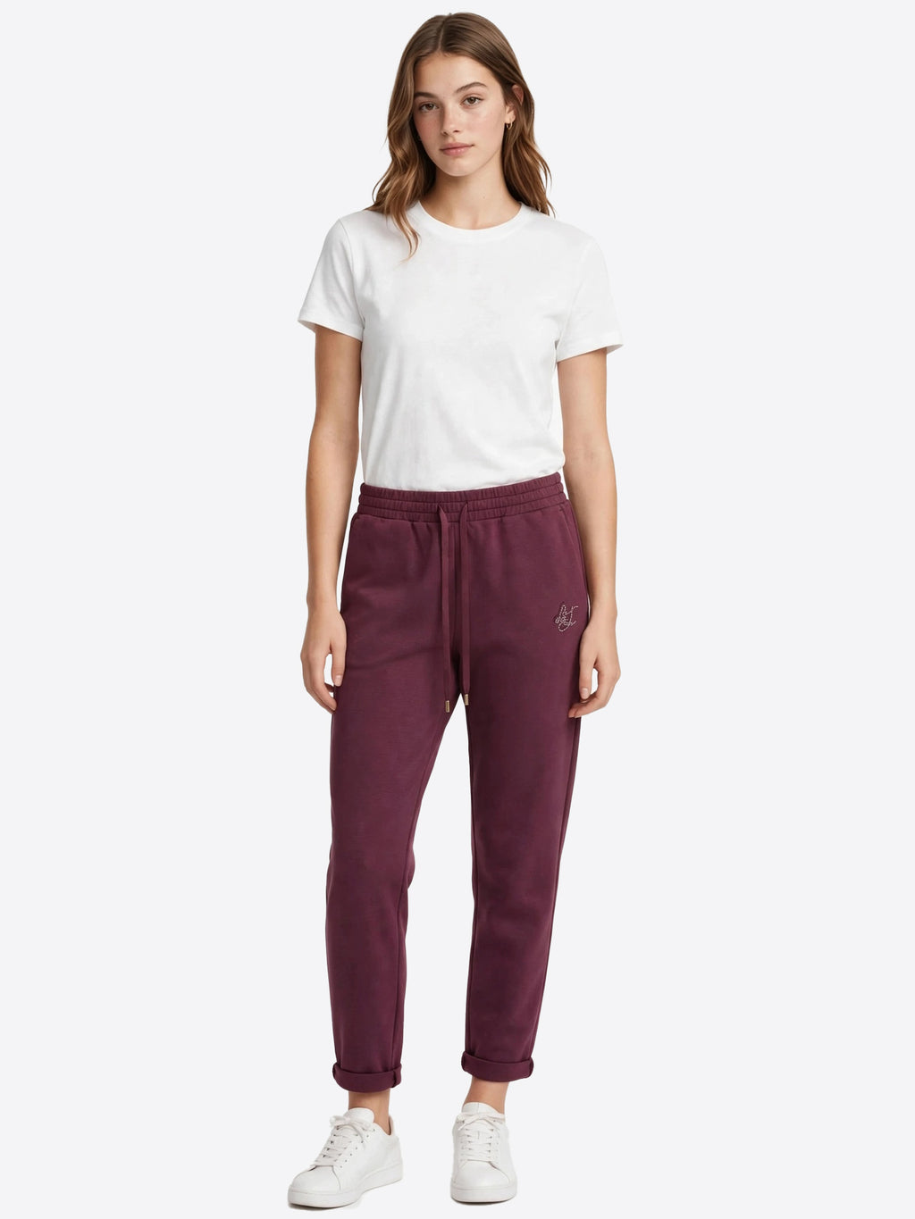 Pantalone Tuta LIU JO da Donna - rosso TF628491718 BORDEAU