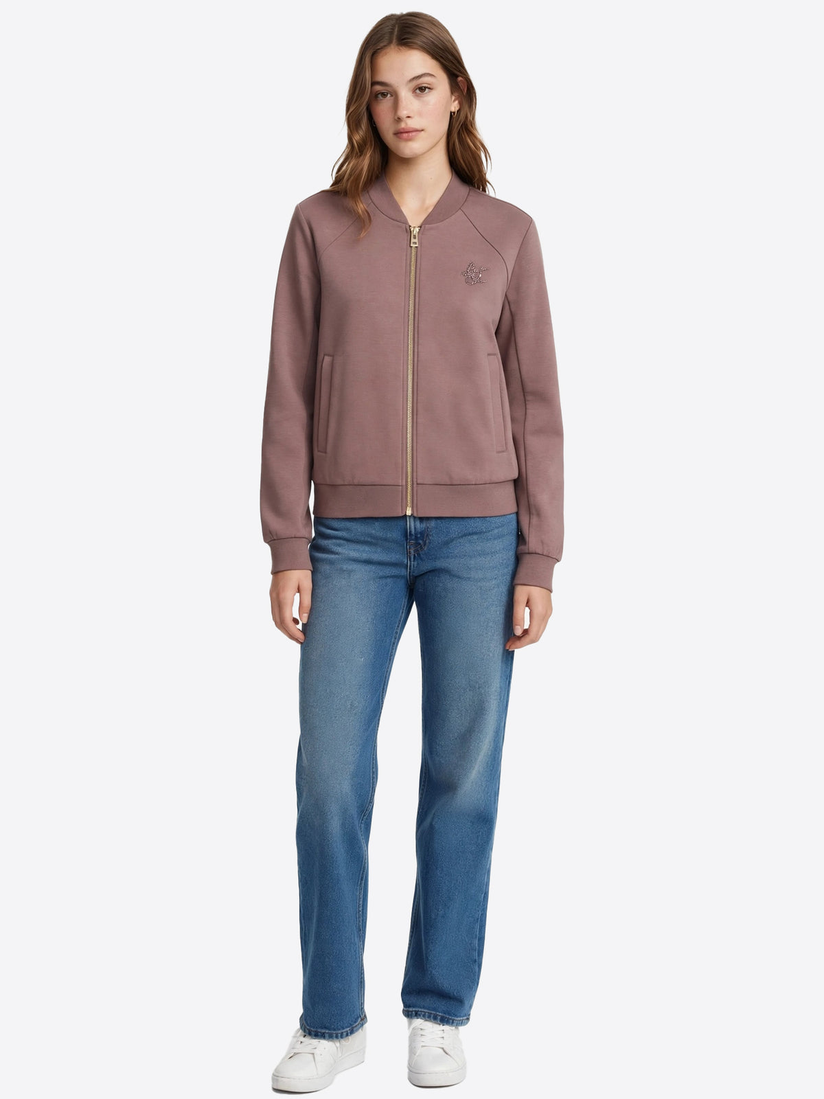 Felpa Full Zip LIU JO da Donna - rosa TF6287815409 GLACE