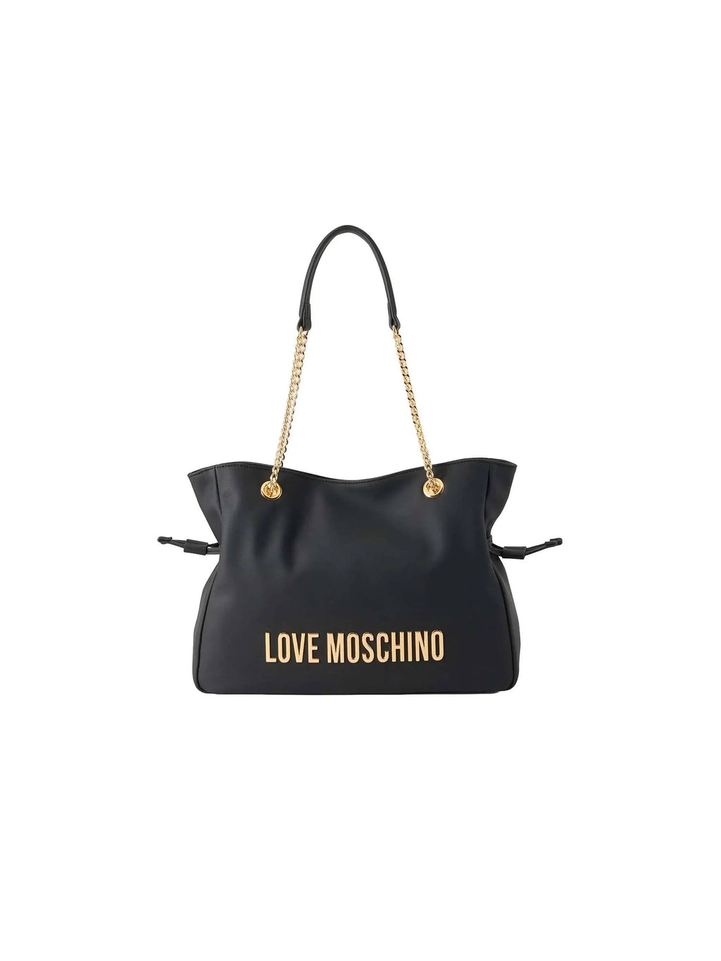 Borsa Shopper LOVE MOSCHINO da Donna - nero JC4186PP01P000BLKGOLD