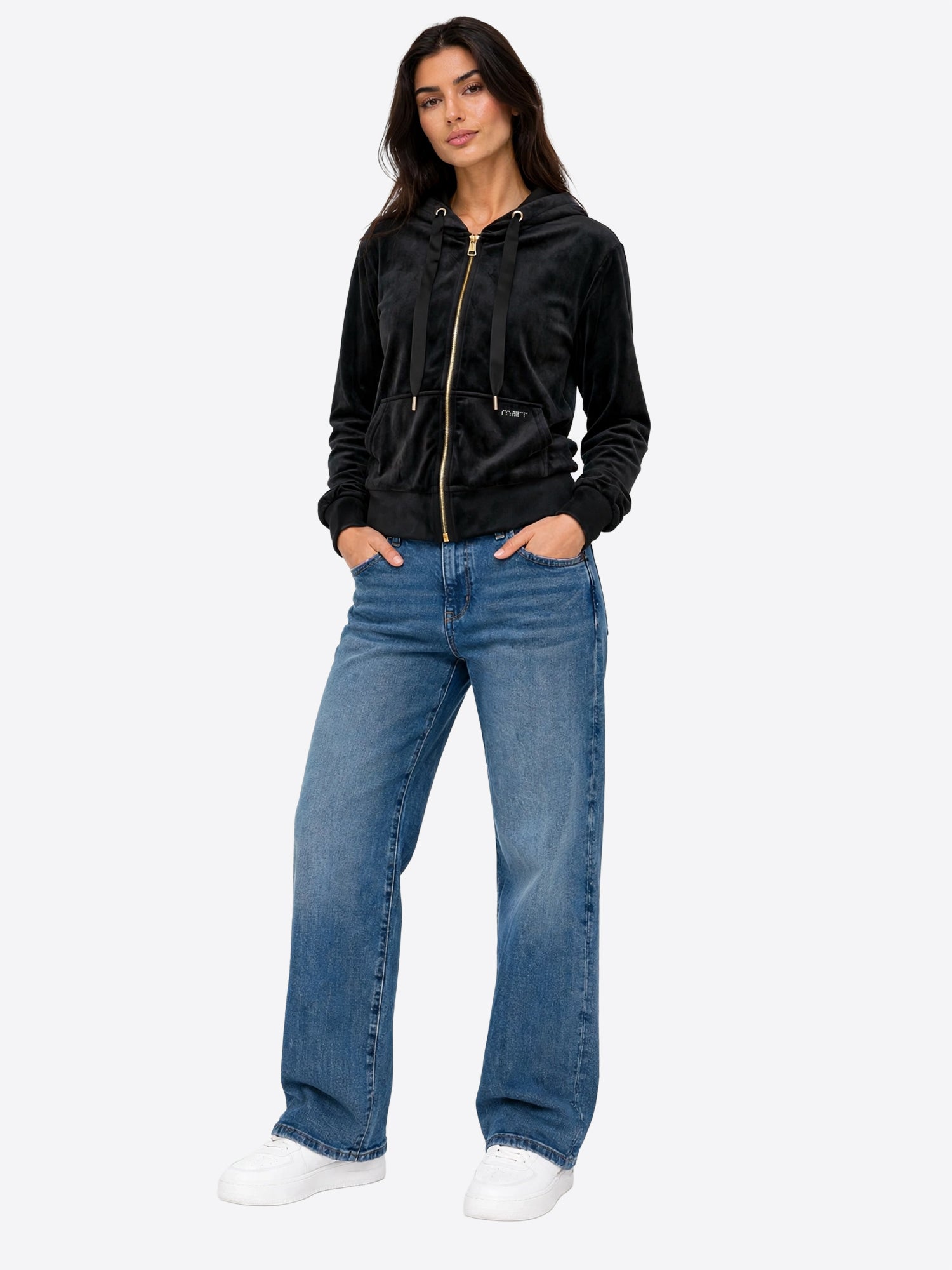 Felpa MET da Donna - nero M13107MGBLK