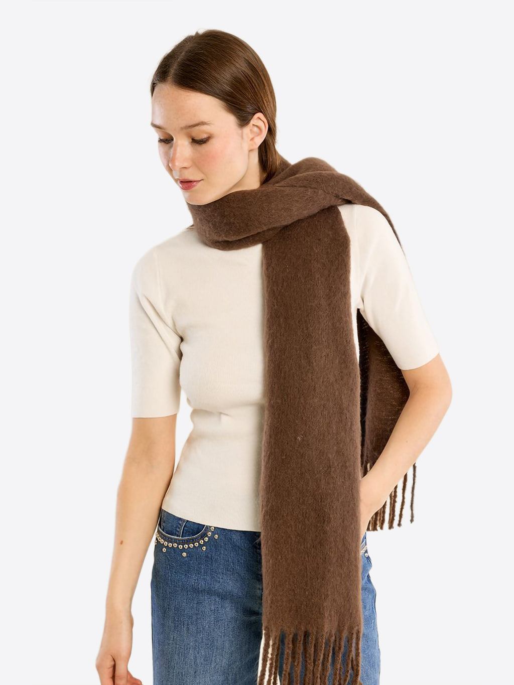 Sciarpa MOLLY BRACKEN da Donna - B335EACIOCCOLATO