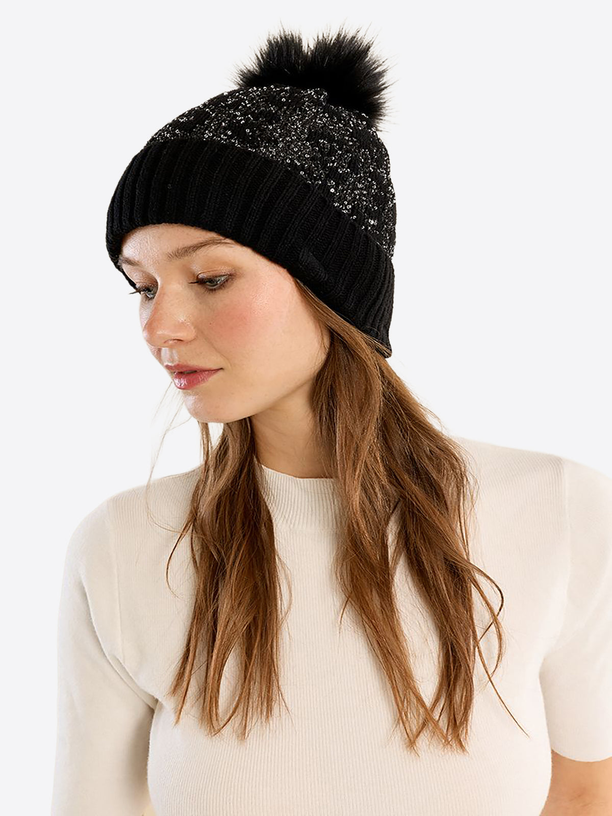 Cappelli Lana MOLLY BRACKEN da Donna - nero B341EABLK