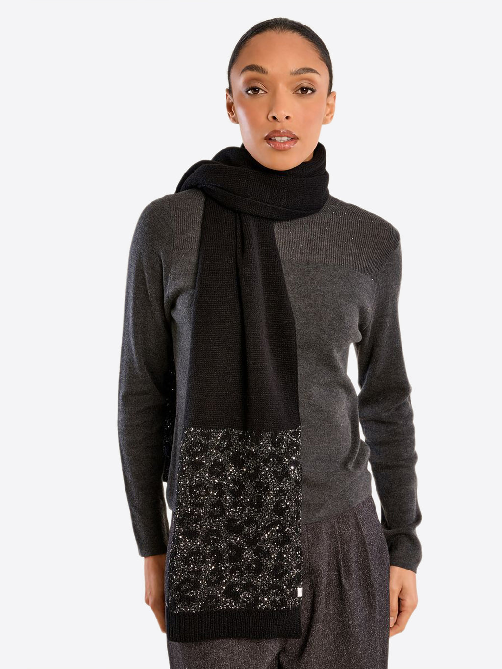 Sciarpa MOLLY BRACKEN da Donna - nero B342EHBLK