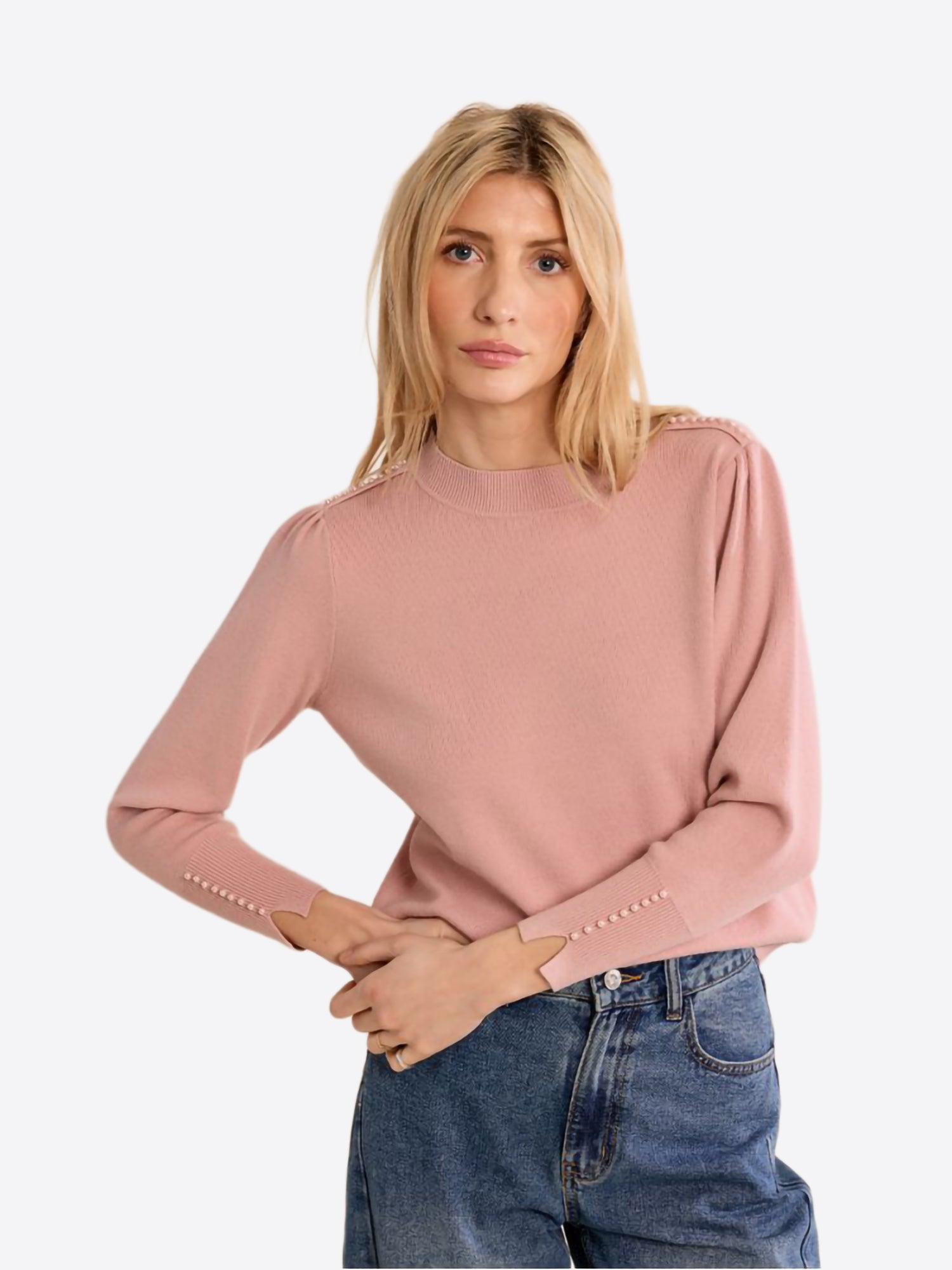 Maglione MOLLY BRACKEN da Donna - rosa E1798ENPOWERPIUNK
