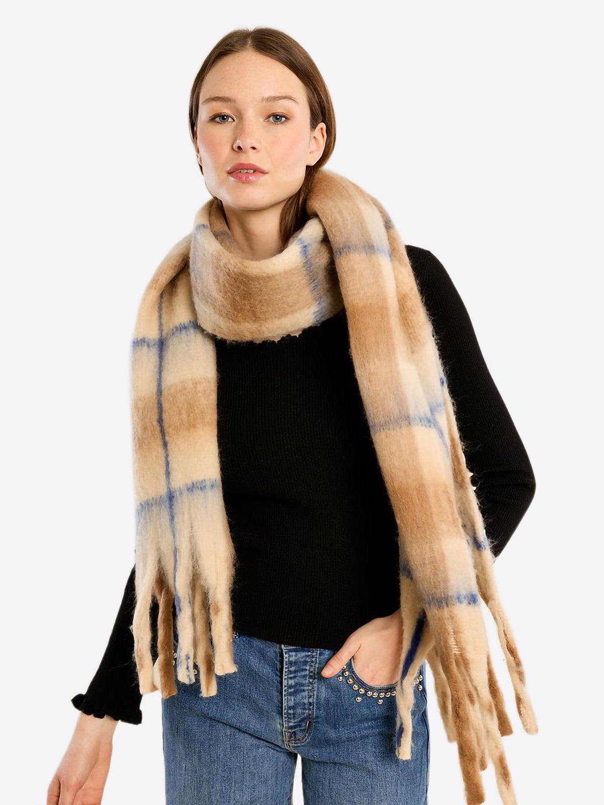 Sciarpa MOLLY BRACKEN da Donna - beige EA40EHCAMEL