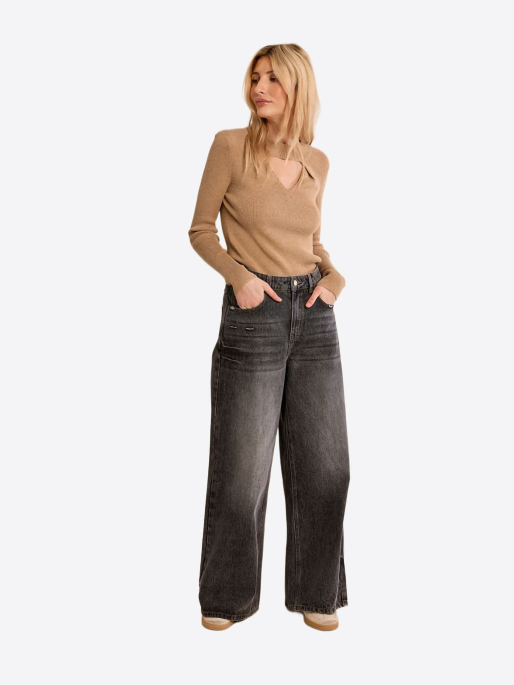 Long-shirt MOLLY BRACKEN da Donna - beige EF1611ENCAMEL