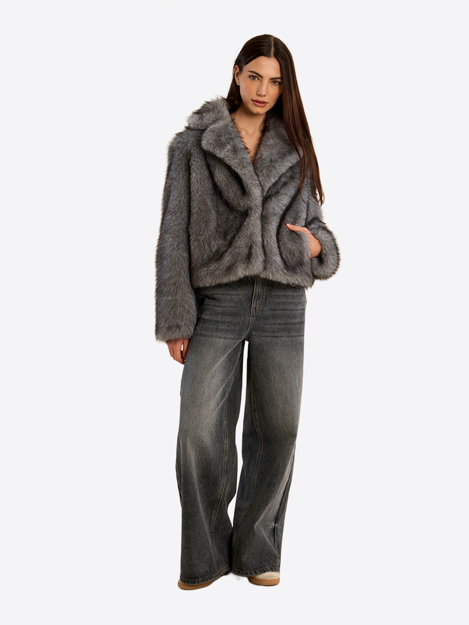Pelliccia Grigio