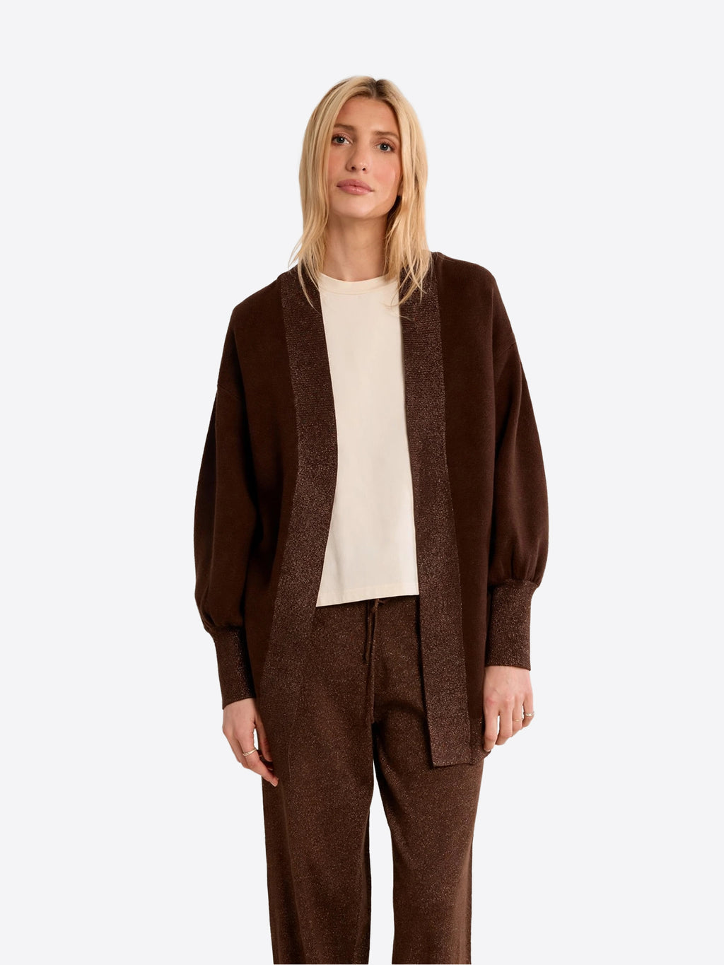 Cardigan MOLLY BRACKEN da Donna - LA1420ENCIOCCOLATO