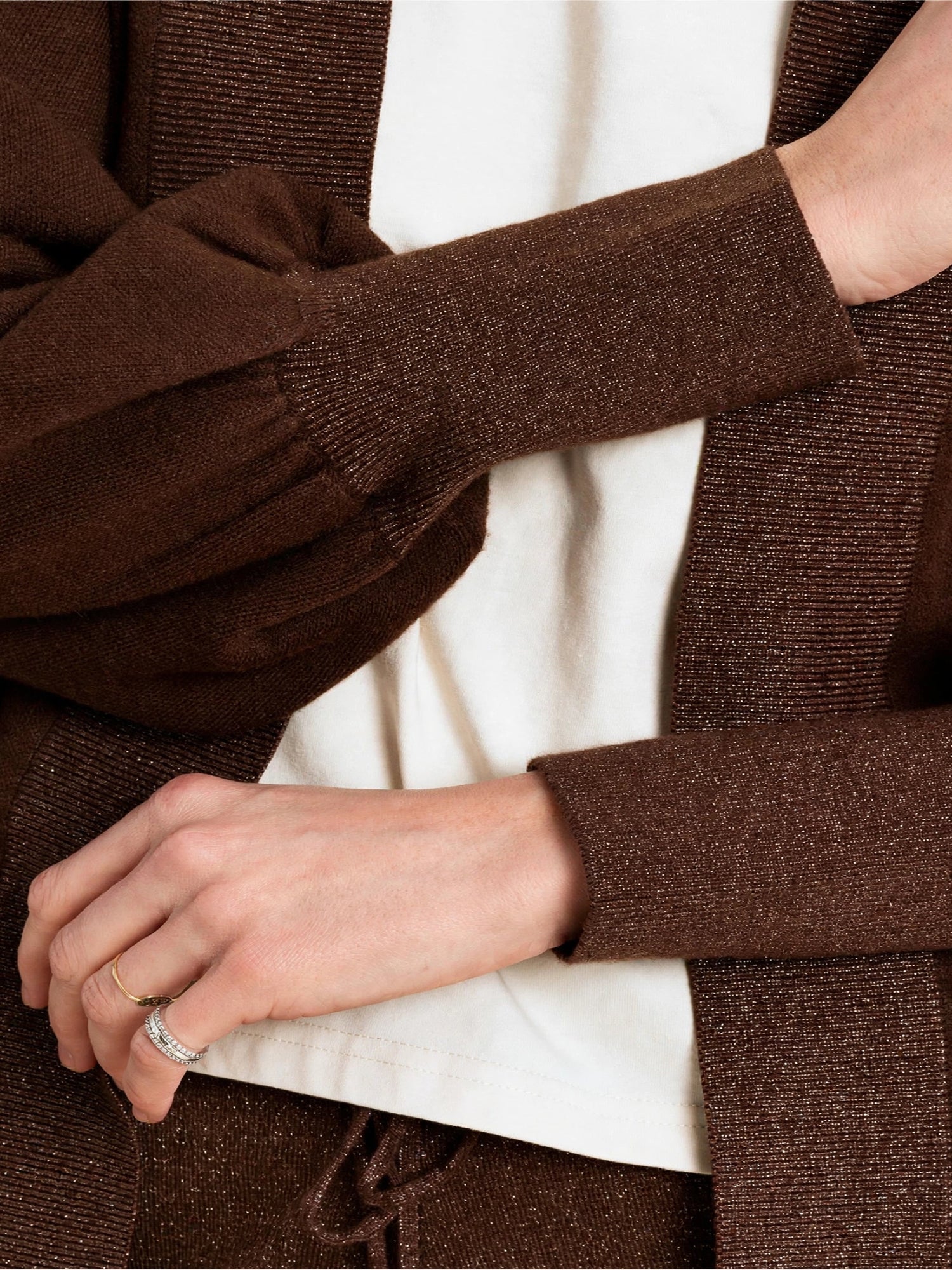 Cardigan MOLLY BRACKEN da Donna - LA1420ENCIOCCOLATO