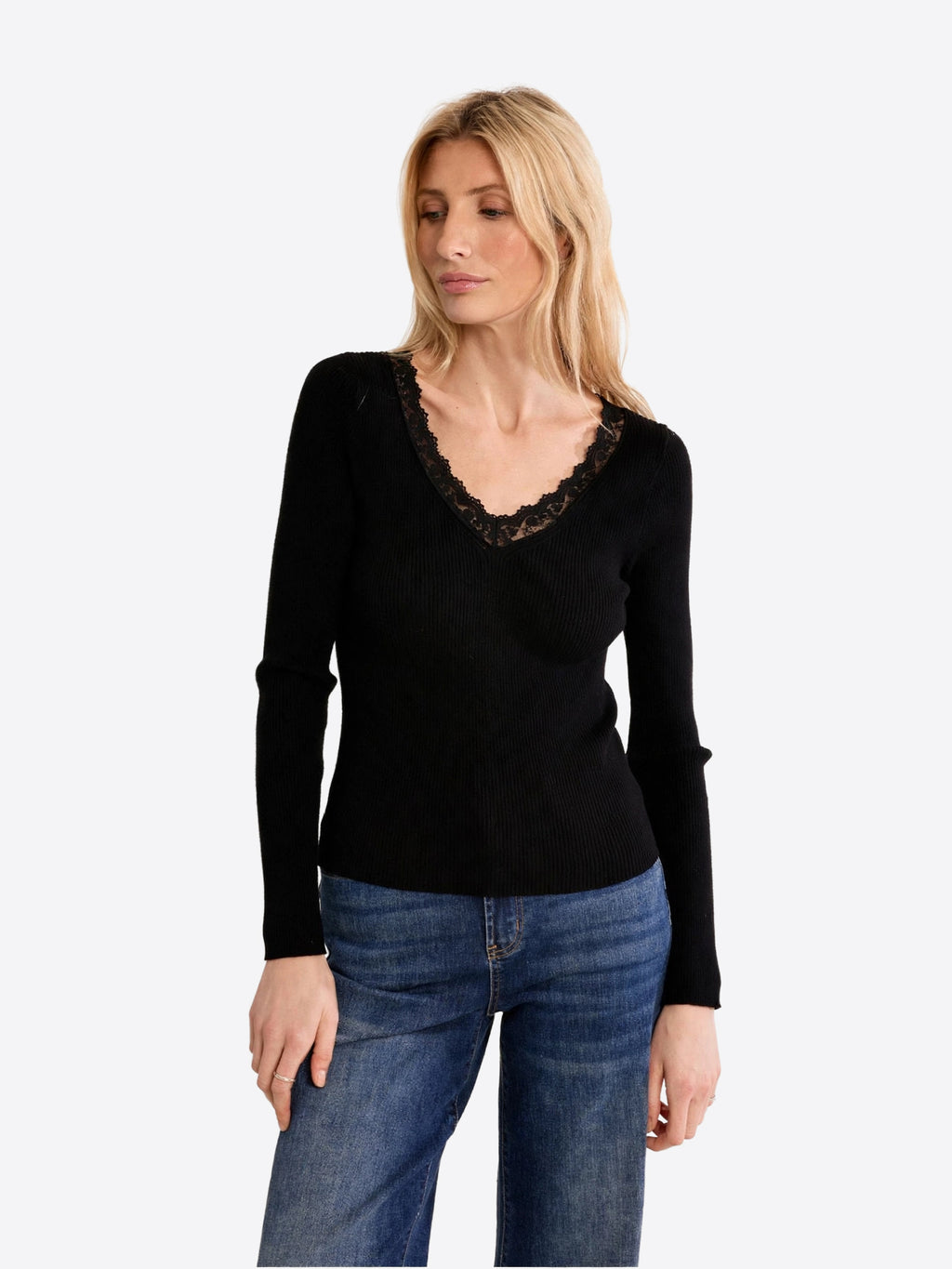 Long-shirt MOLLY BRACKEN da Donna - nero LA2014ENBLK
