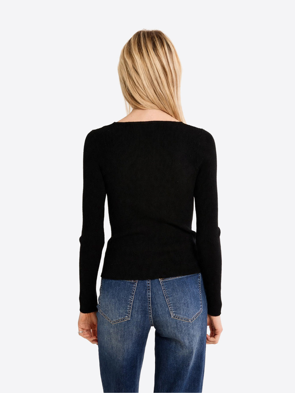 Long-shirt MOLLY BRACKEN da Donna - nero LA2014ENBLK