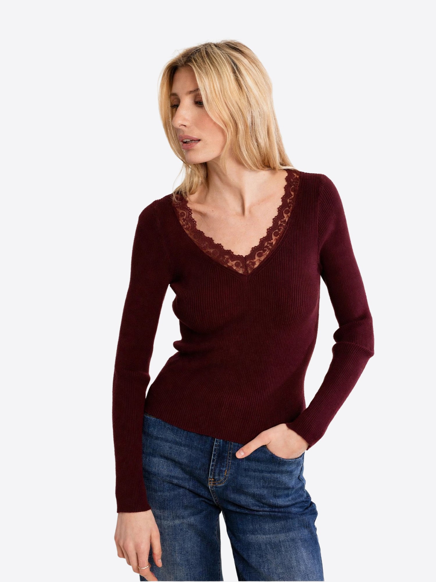 Long-shirt Bordeau