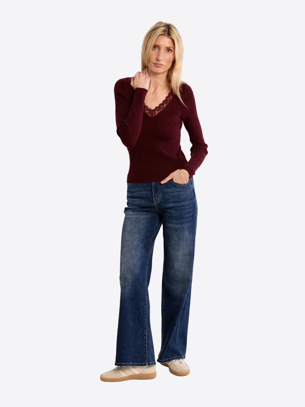 Long-shirt Bordeau