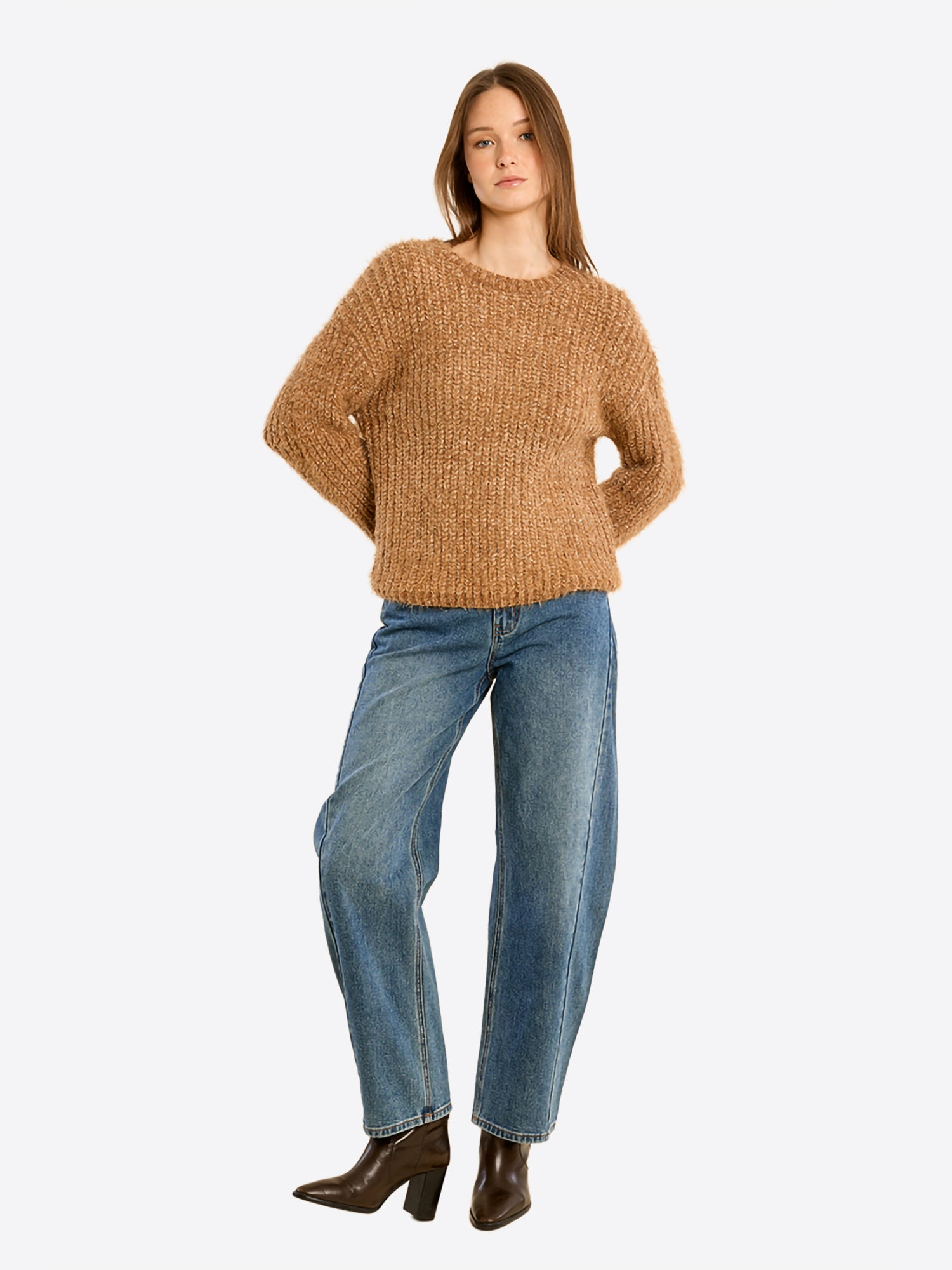 Maglione Cammello