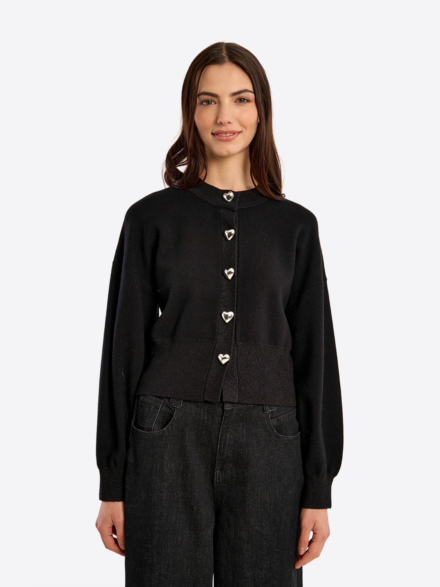 Cardigan MOLLY BRACKEN da Donna - nero LA2063ENBLK