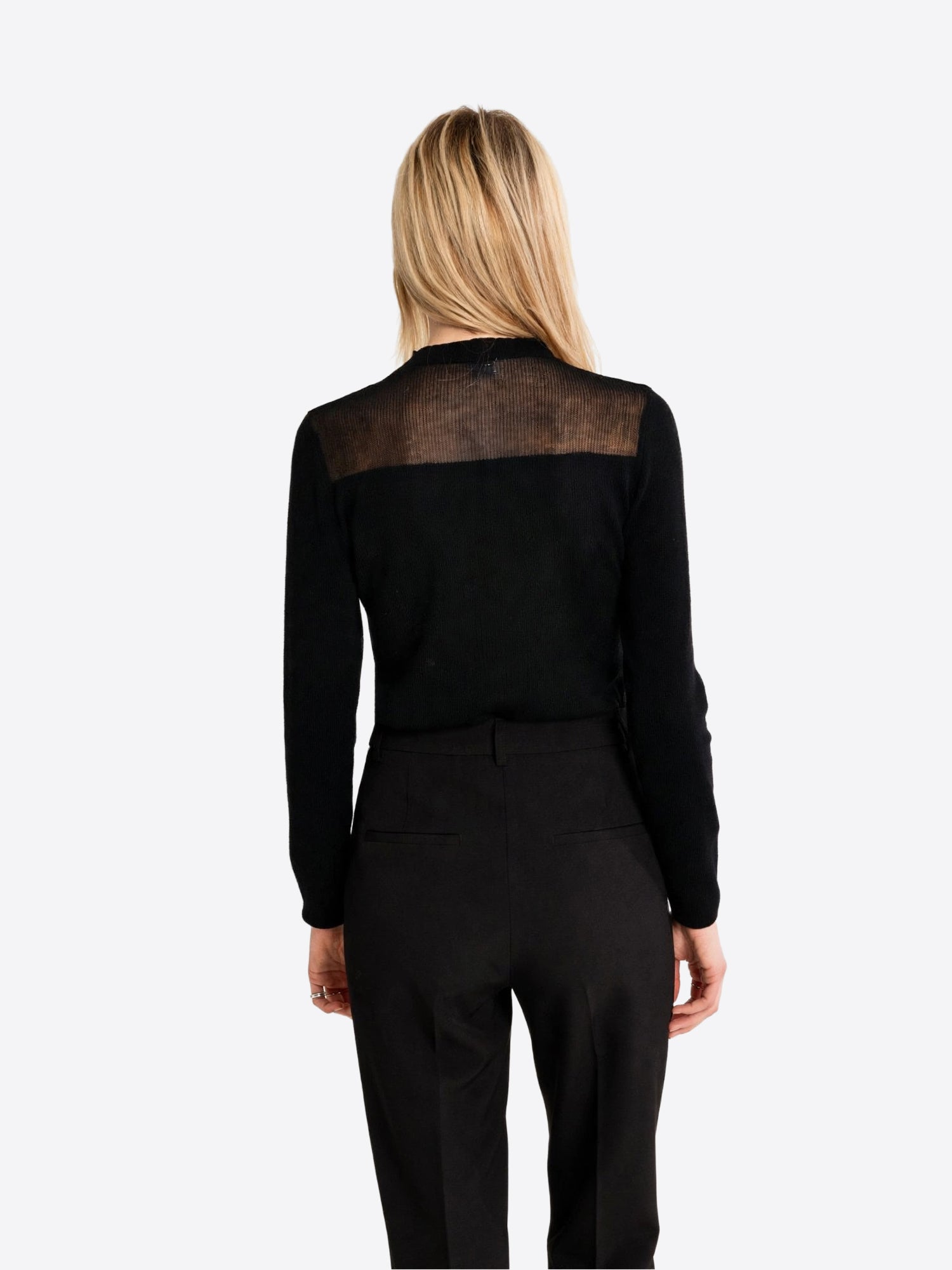 Long-shirt MOLLY BRACKEN da Donna - nero LAF138ENBLK