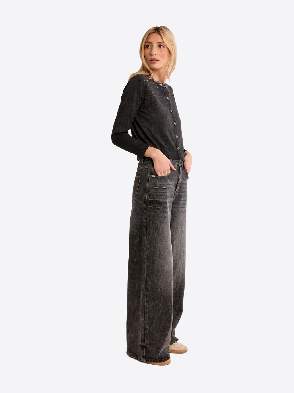 Cardigan MOLLY BRACKEN da Donna - LAF142ENDARKGREY