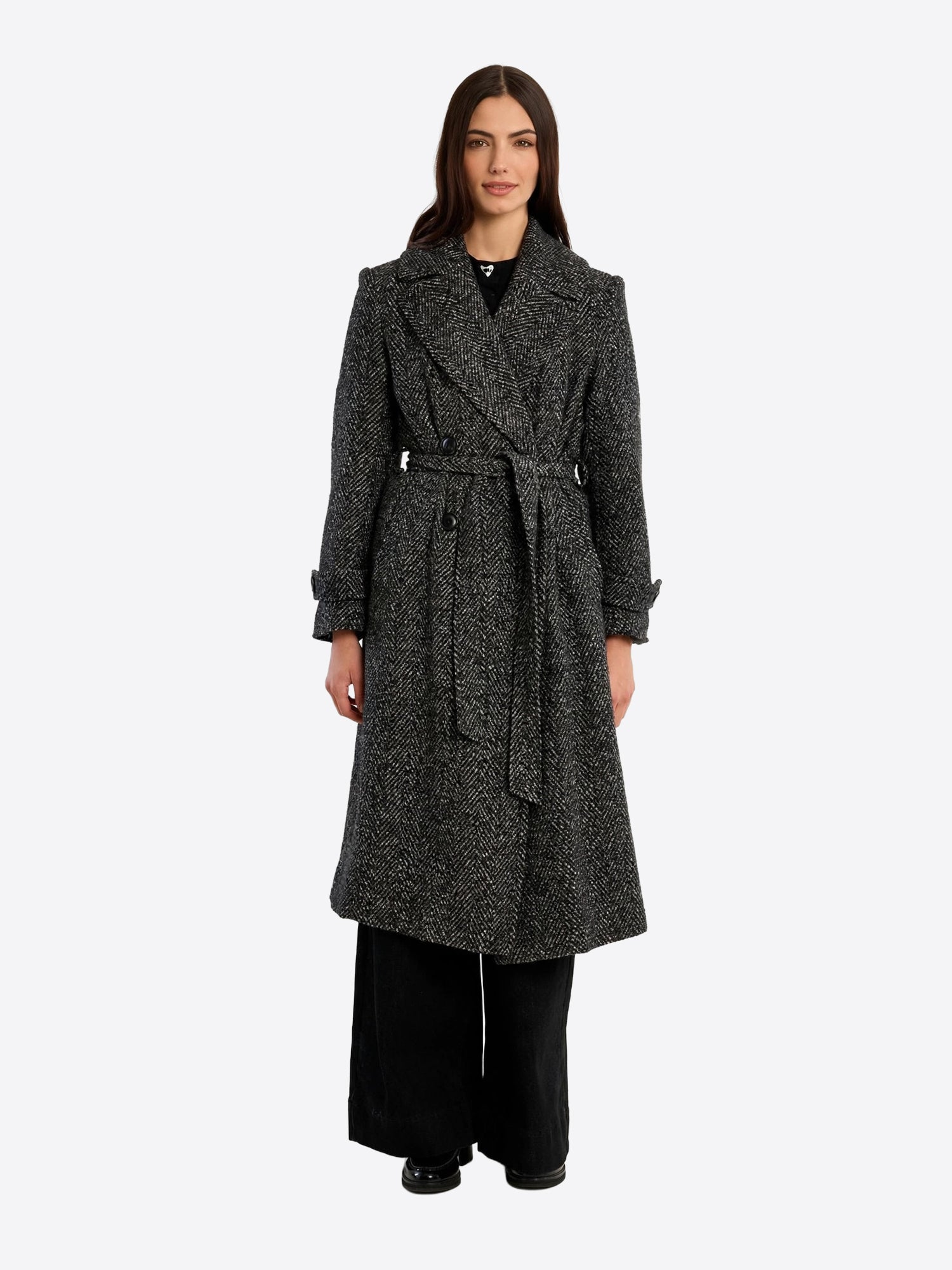 Cappotto MOLLY BRACKEN da Donna - nero P1889EHBLK