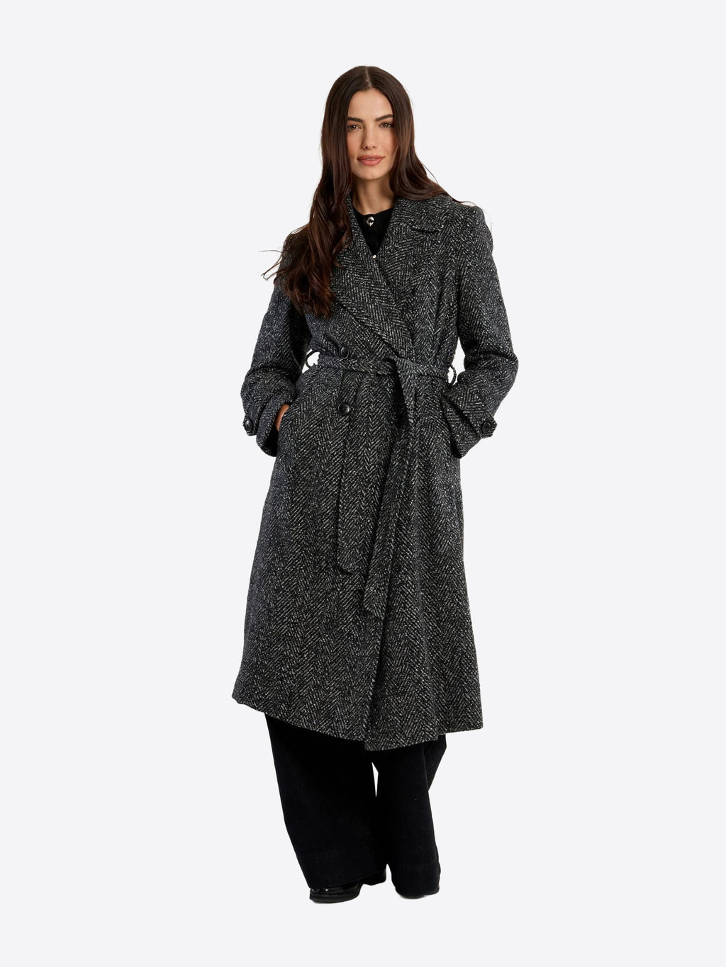 Cappotto MOLLY BRACKEN da Donna - nero P1889EHBLK