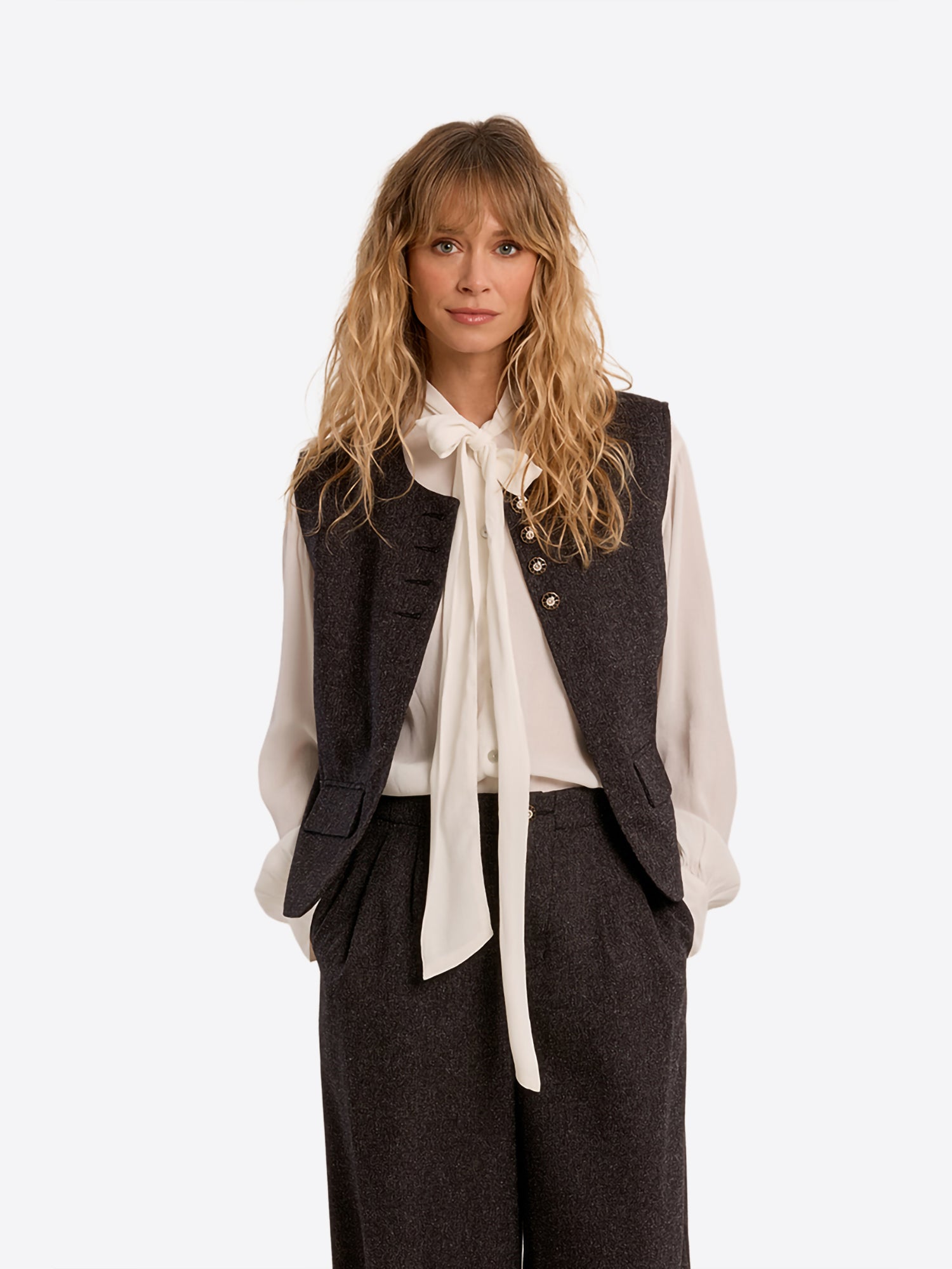 Gilet MOLLY BRACKEN da Donna - grigio P1910ENBLK