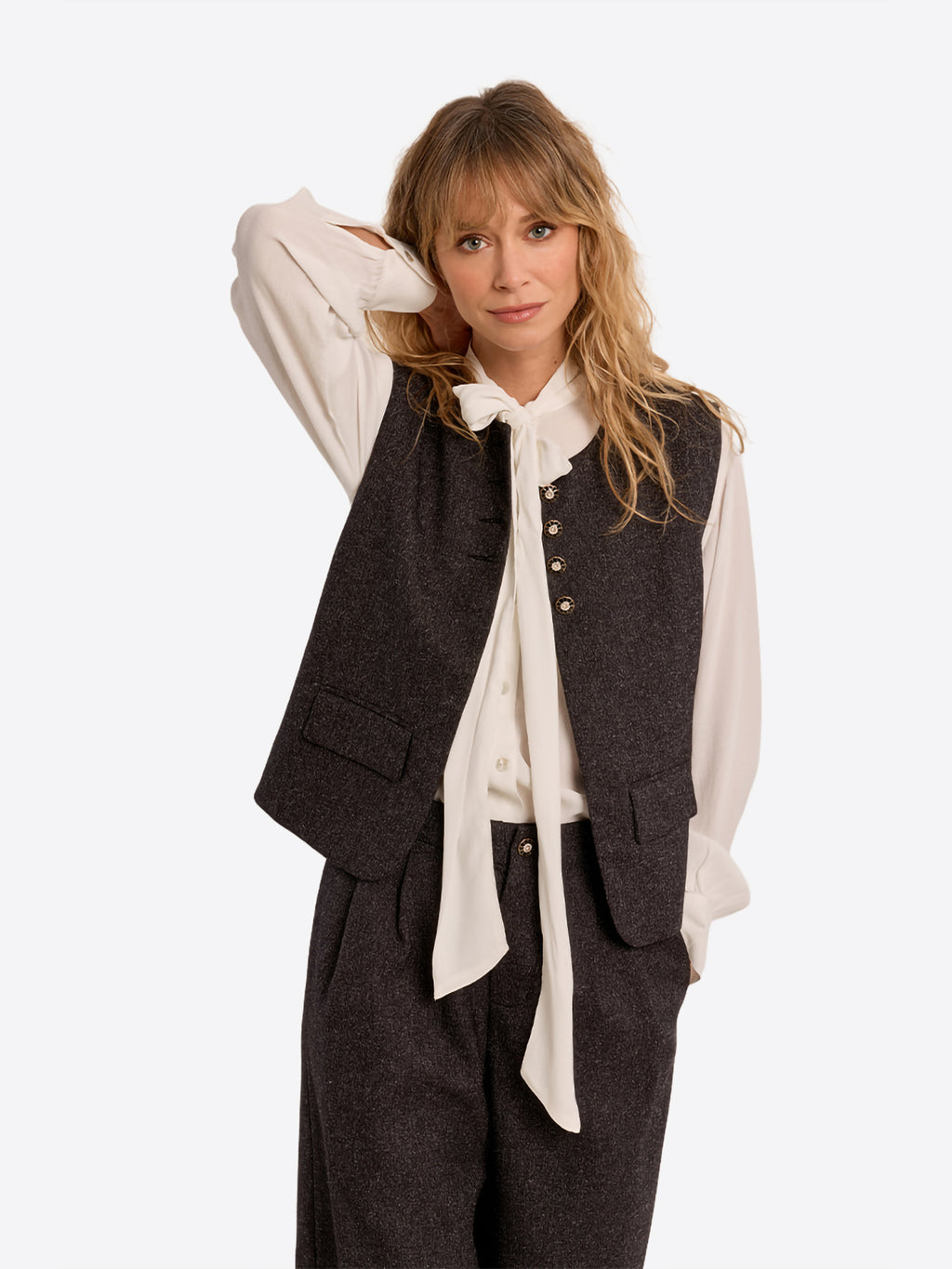 Gilet MOLLY BRACKEN da Donna - grigio P1910ENBLK