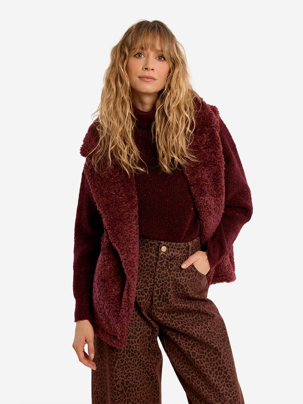Gilet MOLLY BRACKEN da Donna - rosso T1932EHDARK RED